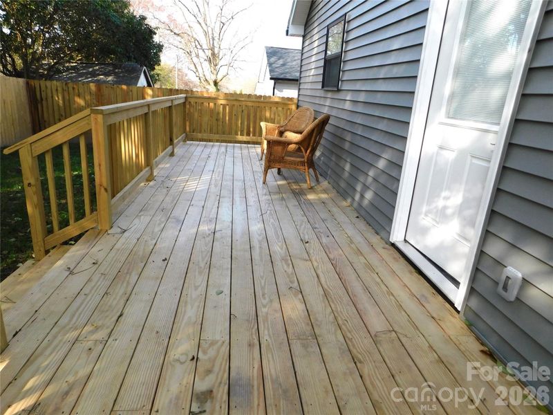 Exterior details and patio area of a home in , Stanley (Image 27).