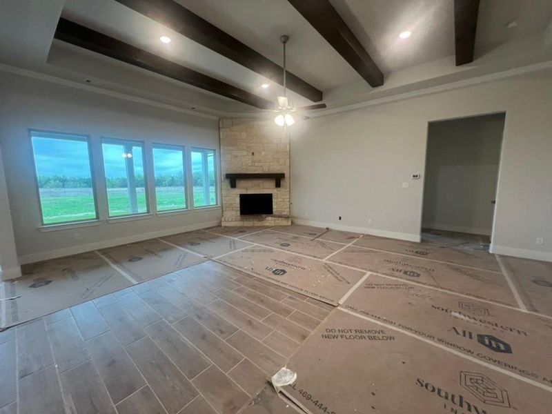 In-progress construction of a new home in Fannin Ranch, Leonard, TX (Image 17).
