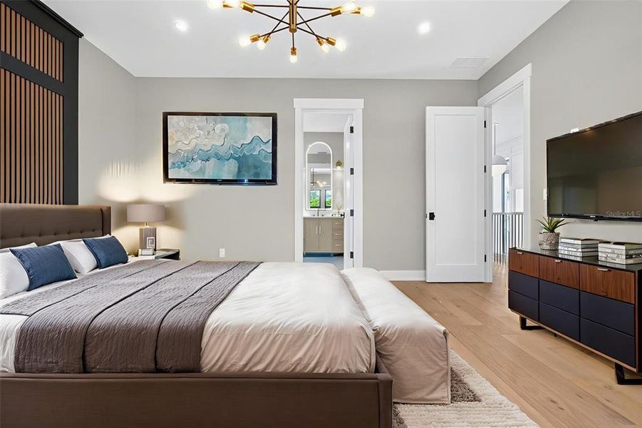 Furnished interior view inside a new home in , Sarasota (Image 19).