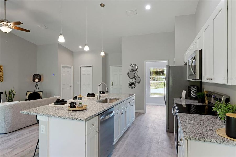 Furnished interior view inside a new home in , North Port (Image 13). Furnished interior view inside a new home in , North Port (Image 13).