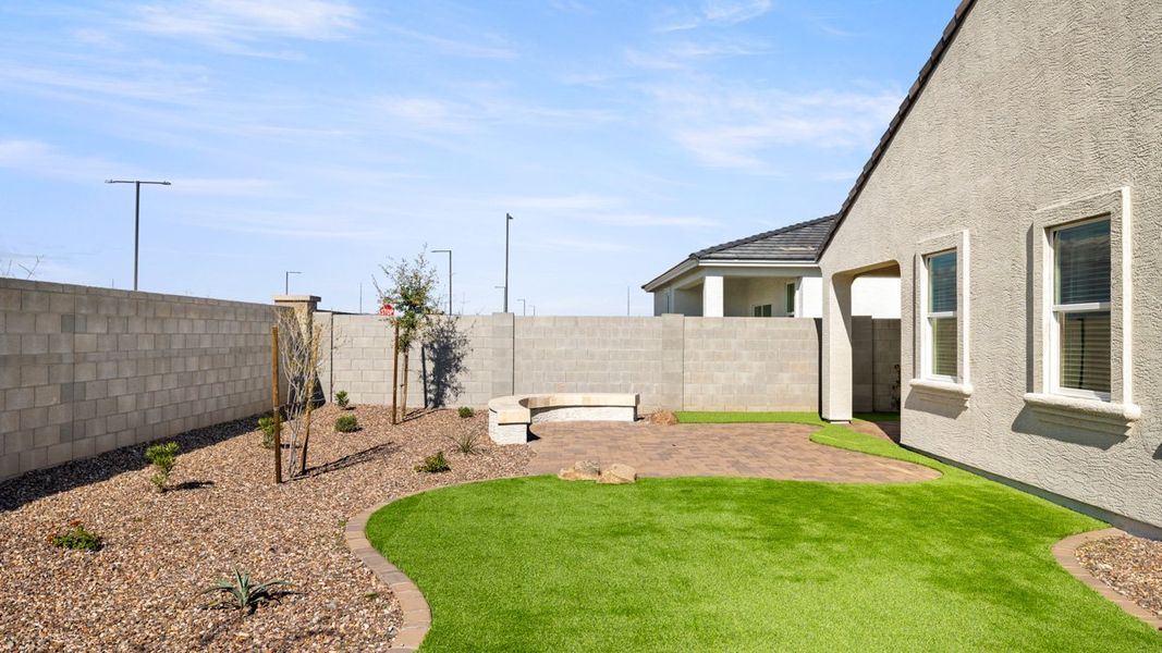Exterior details and patio area of a home in Remington, Buckeye (Image 25). Exterior details and patio area of a home in Remington, Buckeye (Image 25).