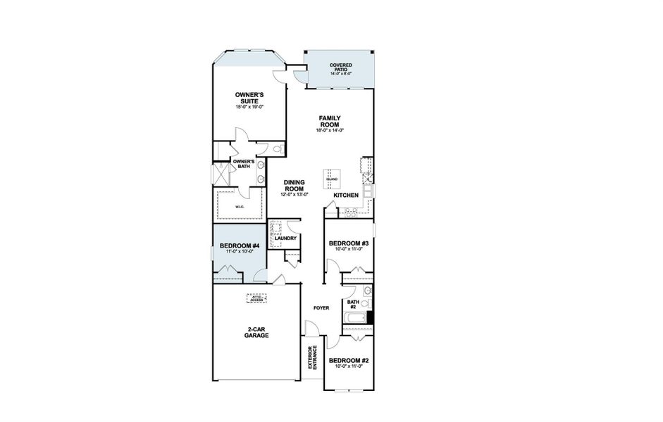 2D floor plan layout of this home in Estancia West, Manchaca, TX (Image 2). 2D floor plan layout of this home in Estancia West, Manchaca, TX (Image 2).
