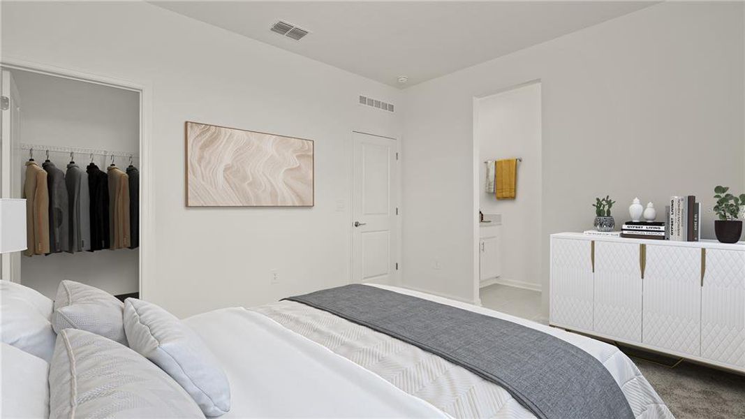 Furnished interior view inside a new home in , Clermont (Image 2). Furnished interior view inside a new home in , Clermont (Image 2).