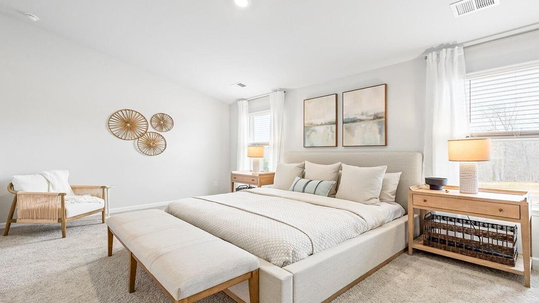 Furnished interior view inside a new home in The Crossing at St. James, Goose Creek (Image 18).