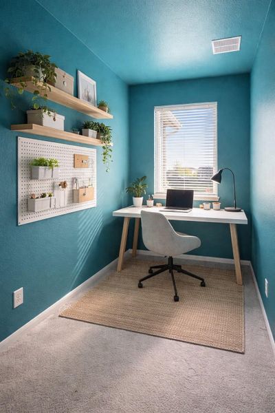 AI staged version of office