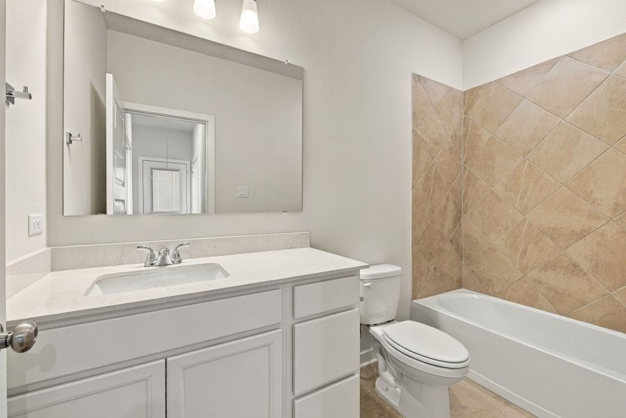 Furnished interior view inside a new home in The Cottages at Pagosa Springs, Bryan (Image 7).