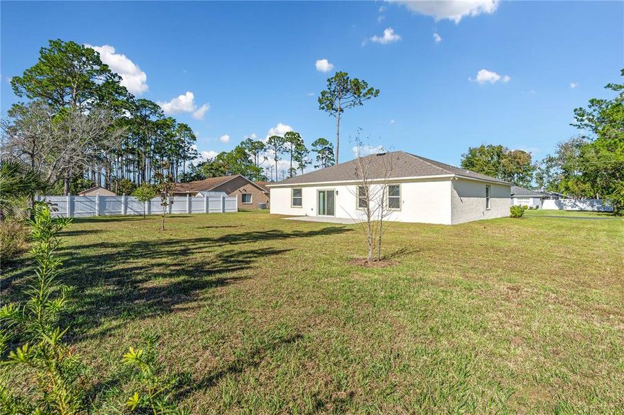 Exterior details and patio area of a home in Palm Coast, Palm Coast (Image 28). Exterior details and patio area of a home in Palm Coast, Palm Coast (Image 28).