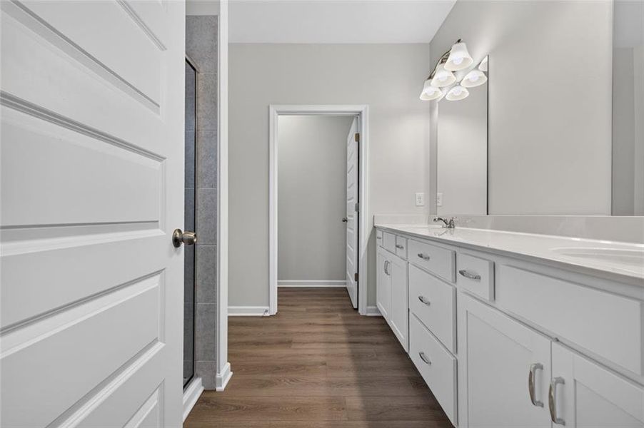 Furnished interior view inside a new home in Allen Manor, Hoschton (Image 13).