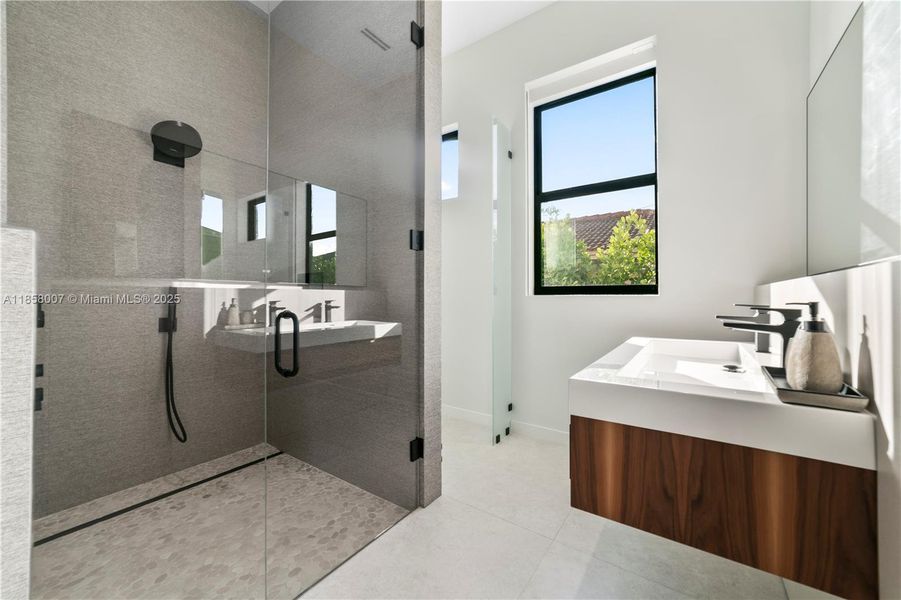 Furnished interior view inside a new home in , Hallandale Beach (Image 46).