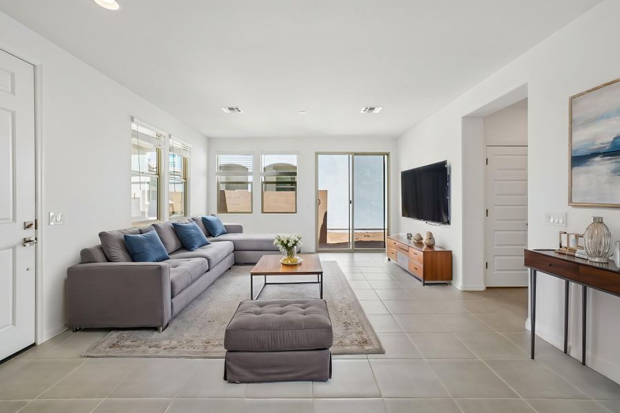 Furnished interior view inside a new home in Rancho Mercado, Surprise (Image 4).