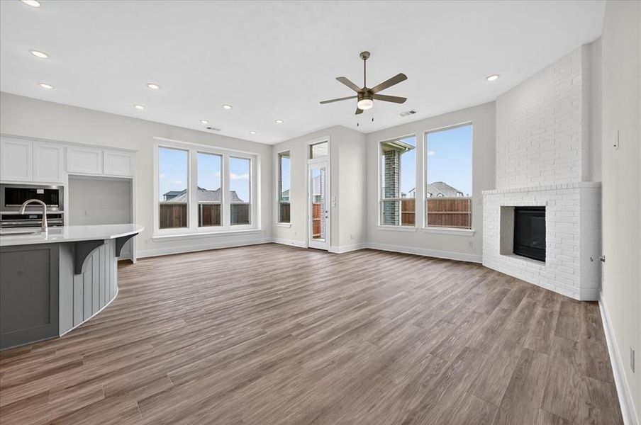 Spacious, unfurnished interior of a new home in Wellington, Haslet (Image 22). Spacious, unfurnished interior of a new home in Wellington, Haslet (Image 22).