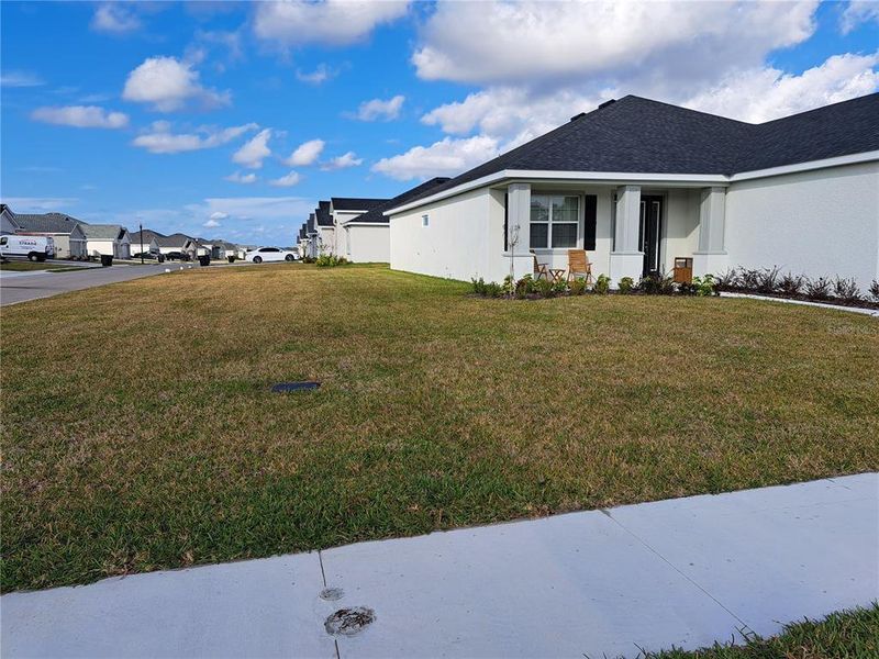 Exterior details and patio area of a home in , Lakeland (Image 2). Exterior details and patio area of a home in , Lakeland (Image 2).