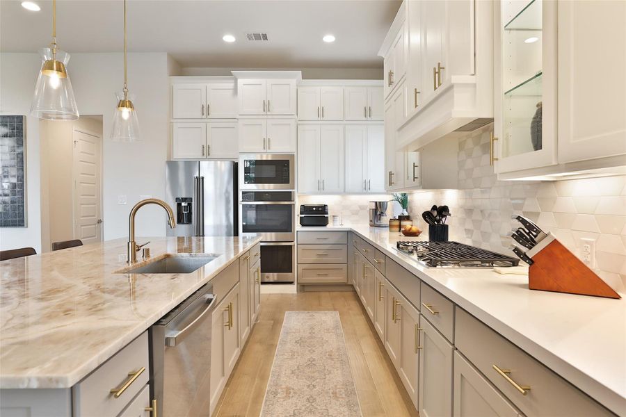 Furnished interior view inside a new home in Elyson, Katy (Image 37).