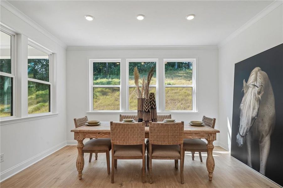 Furnished interior view inside a new home in Reserve at Hickory Walk, Kennesaw (Image 16). Furnished interior view inside a new home in Reserve at Hickory Walk, Kennesaw (Image 16).