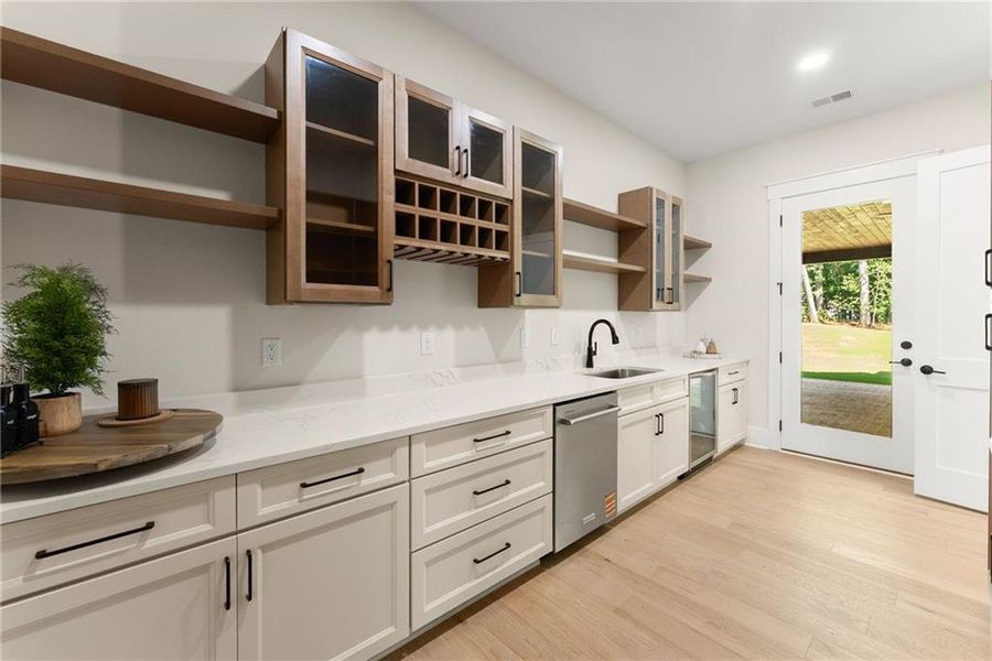 Furnished interior view inside a new home in , Hoschton (Image 8).