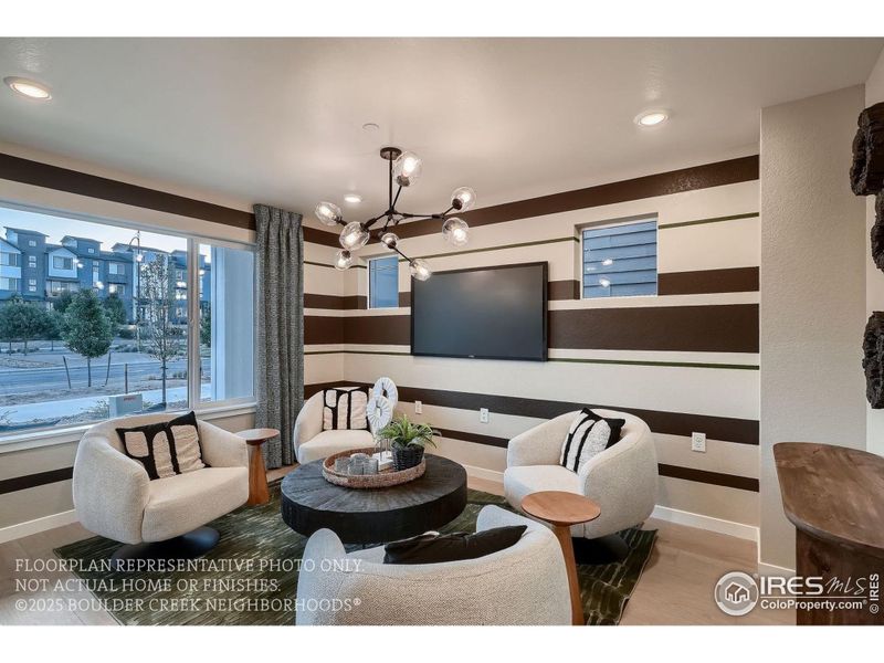 Furnished interior view inside a new home in Baseline, Broomfield (Image 39). Furnished interior view inside a new home in Baseline, Broomfield (Image 39).