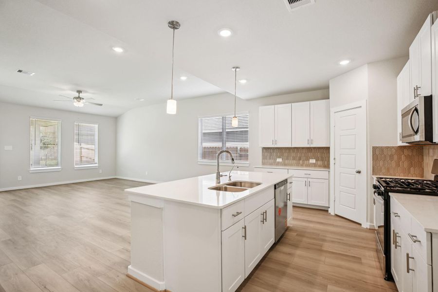 Photo is not of the actual home, but is an inspirational photo of builder’s model home and may depict options, furnishings, and/or decorator features that are not included