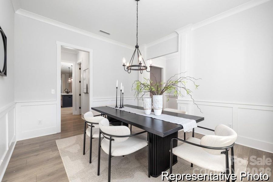 Furnished interior view inside a new home in Whispering Hills, Locust (Image 33).