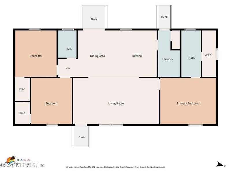 2D floor plan layout of this home in , Callahan, FL (Image 3). 2D floor plan layout of this home in , Callahan, FL (Image 3).