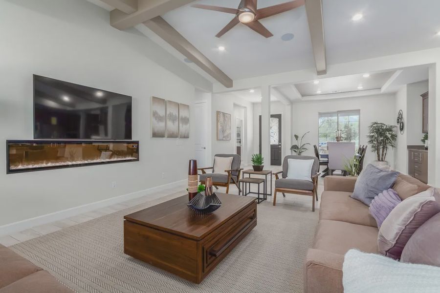 Furnished interior view inside a new home in Bellero Estates, Queen Creek (Image 11).