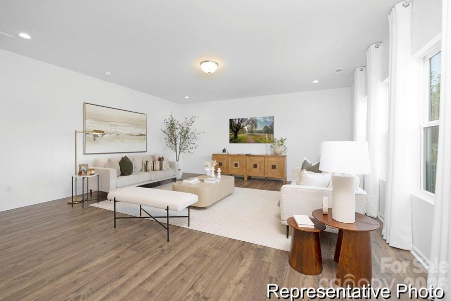 Furnished interior view inside a new home in , Statesville (Image 4).