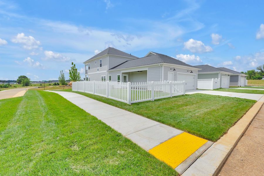 Representative exterior details of a home built from the Titusville II by Regent Homes in Marlon's Creek, Spring Hill (Image 24).