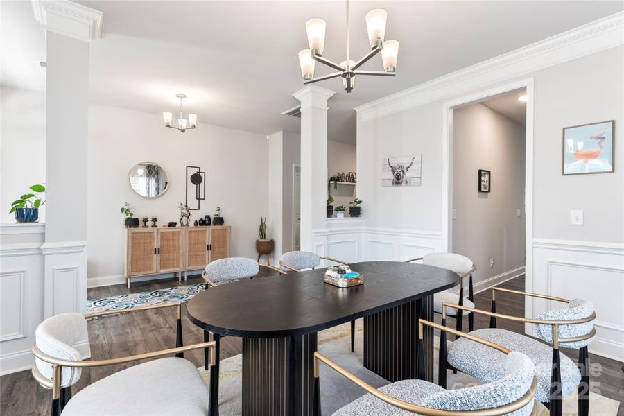 Furnished interior view inside a new home in , Locust (Image 30).