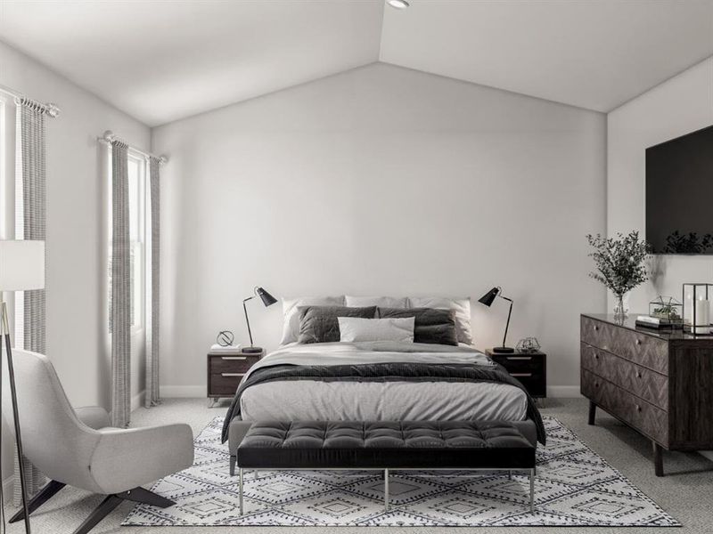 Furnished interior view inside a new home in Cresson Estates, Cresson (Image 5).