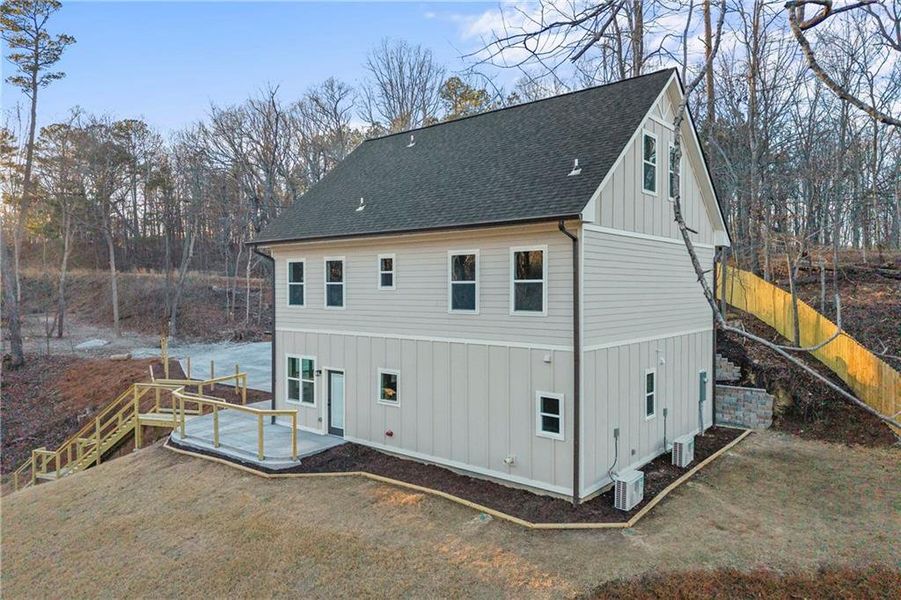 Exterior details and patio area of a home in , Gainesville (Image 37).