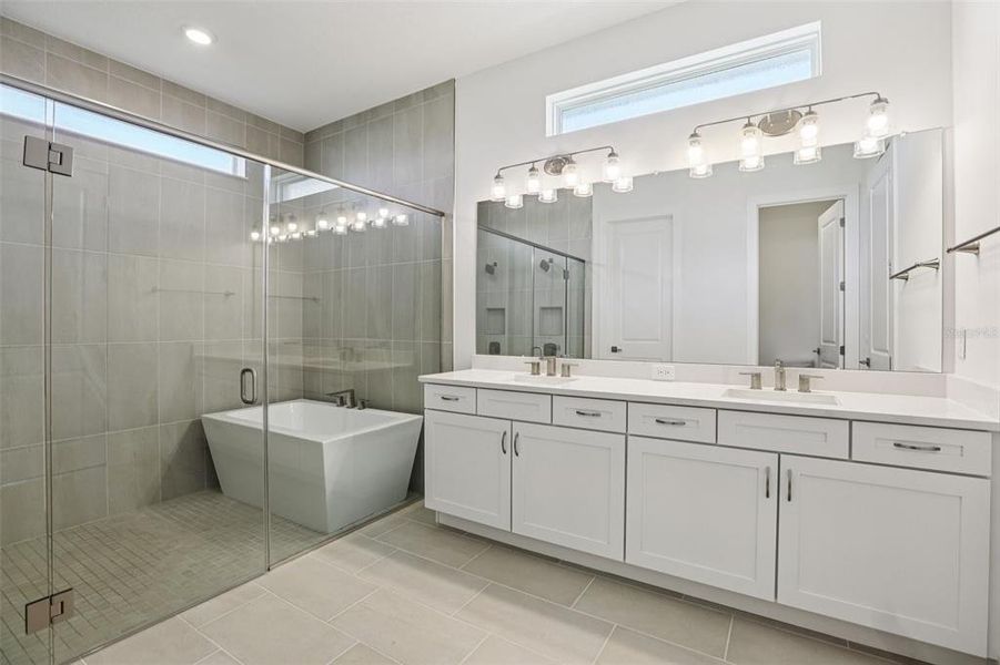 Furnished interior view inside a new home in Eagles Cove at Mirada, San Antonio (Image 12).