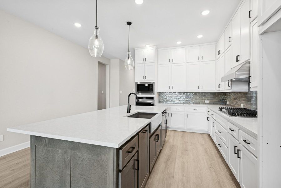 Furnished interior view inside a new home in Colton 45' Homesites, Todd Mission (Image 6).