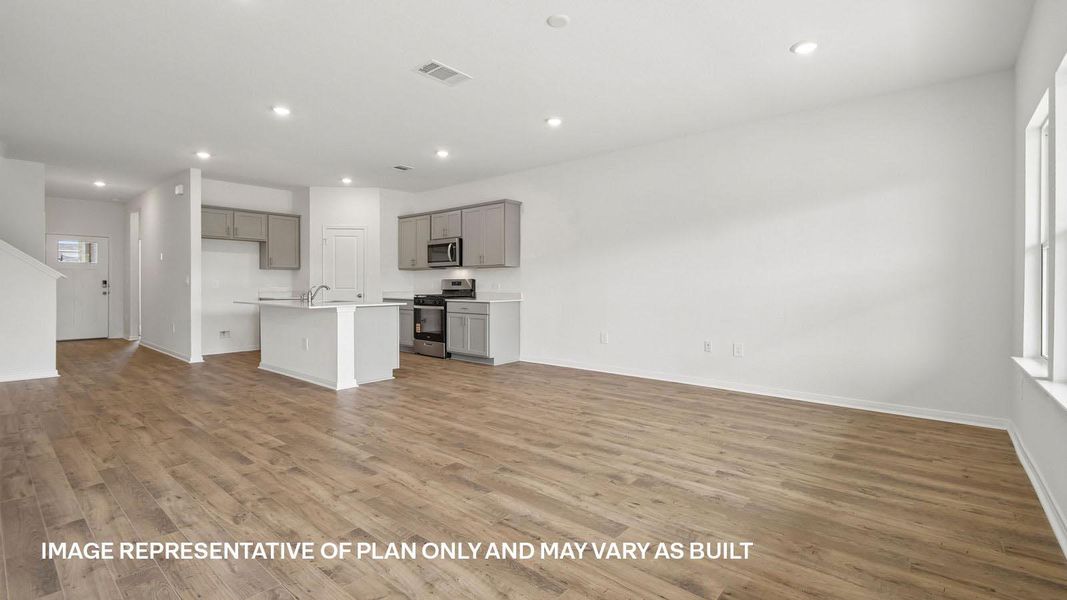 Spacious, unfurnished interior of a new home in Prairie Lakes, Buda (Image 20).