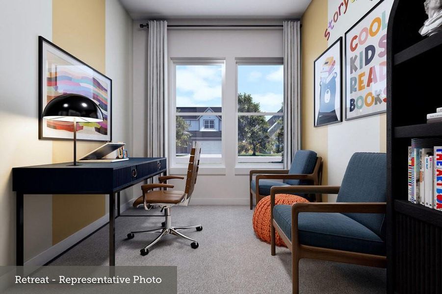 Furnished interior view inside a new home in Audubon – Ascent Collection, Magnolia (Image 9).