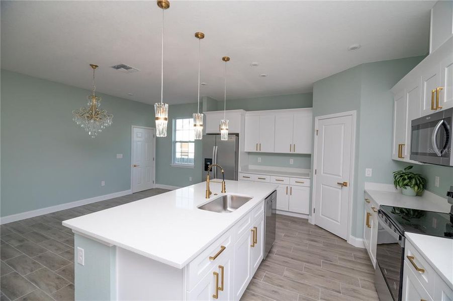 Furnished interior view inside a new home in , Lake Wales (Image 11).