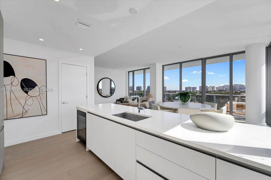 Furnished interior view inside a new home in , Bay Harbor Islands (Image 11). Furnished interior view inside a new home in , Bay Harbor Islands (Image 11).