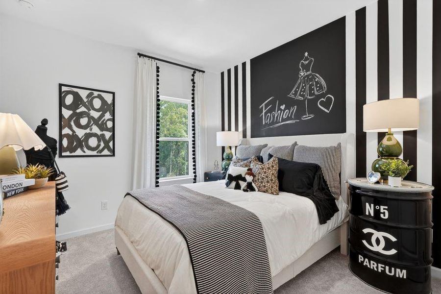Furnished interior view inside a new home in Alder Creek, Cumming (Image 22).