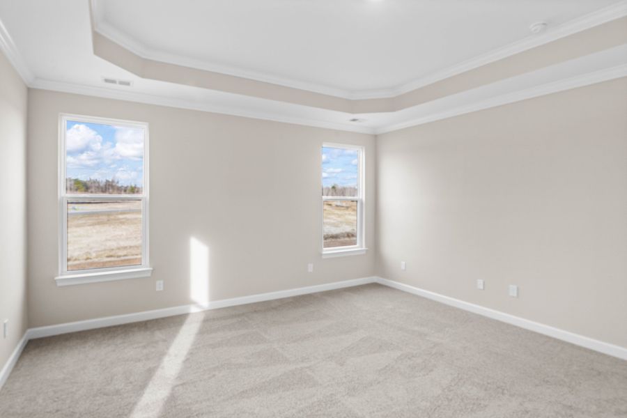 Spacious, unfurnished interior of a new home in Traditions at Carolina Forest, Myrtle Beach (Image 12). Spacious, unfurnished interior of a new home in Traditions at Carolina Forest, Myrtle Beach (Image 12).