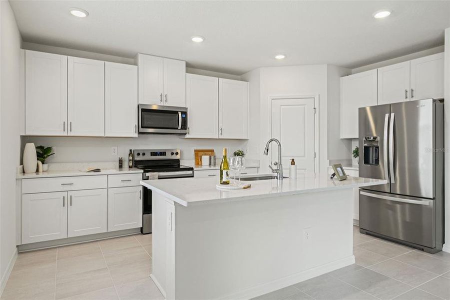 Furnished interior view inside a new home in Two Rivers - Classic Series, Zephyrhills (Image 16).