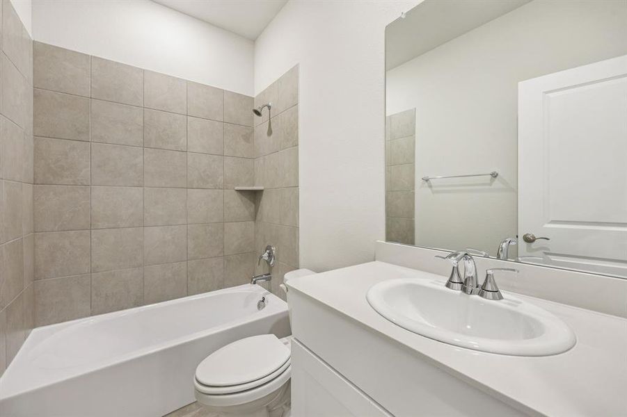 Furnished interior view inside a new home in Parks at Foster Crossing - Spring Series, Anna (Image 16).