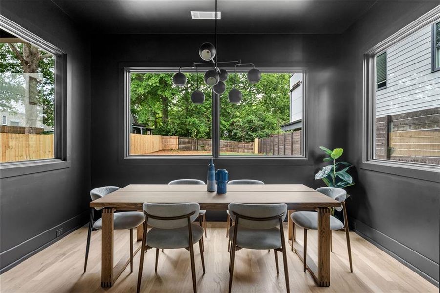 Furnished interior view inside a new home in , Atlanta (Image 6).