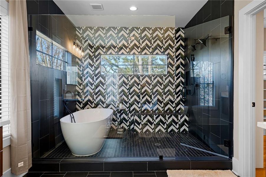 Furnished interior view inside a new home in , Atlanta (Image 19). Furnished interior view inside a new home in , Atlanta (Image 19).