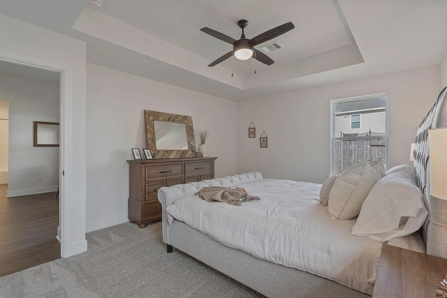 Furnished interior view inside a new home in Grand Oaks Reserve, Cleveland (Image 20).