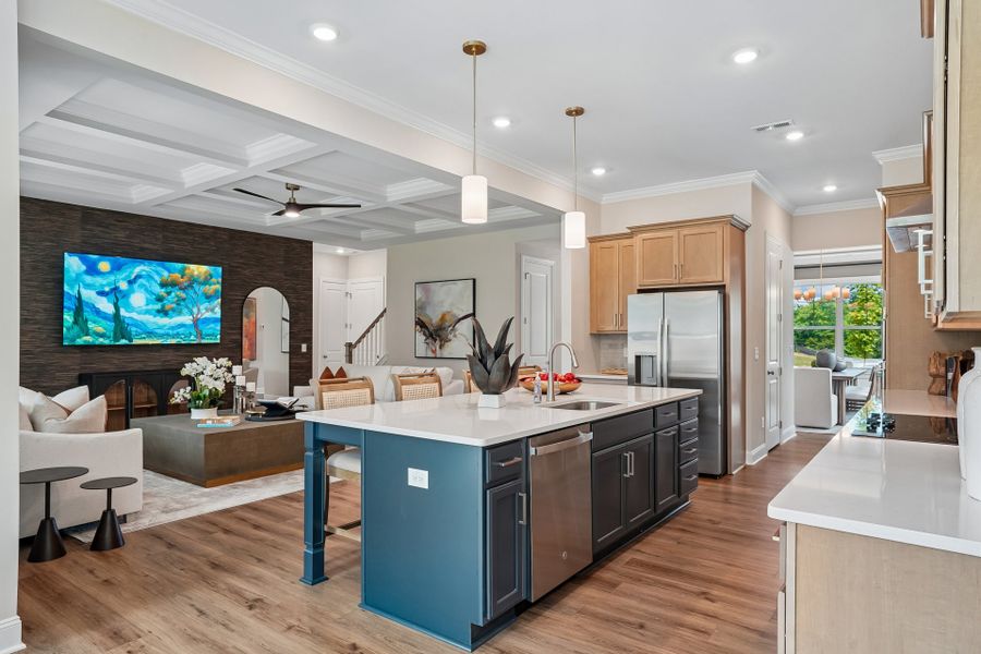 Representative furnished interior of a home built from the Wylie by Caruso Homes in Blue Run, Raleigh (Image 49). Representative furnished interior of a home built from the Wylie by Caruso Homes in Blue Run, Raleigh (Image 49).
