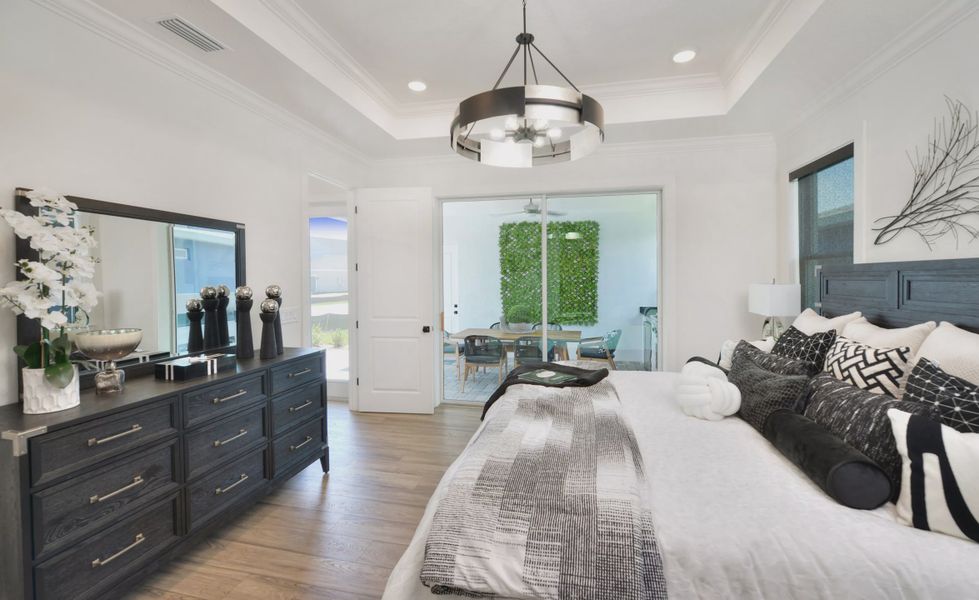 Furnished interior view inside a new home in Persimmon Park, Wesley Chapel (Image 26). Furnished interior view inside a new home in Persimmon Park, Wesley Chapel (Image 26).