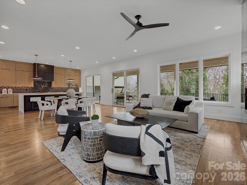 Furnished interior view inside a new home in , Charlotte (Image 16).