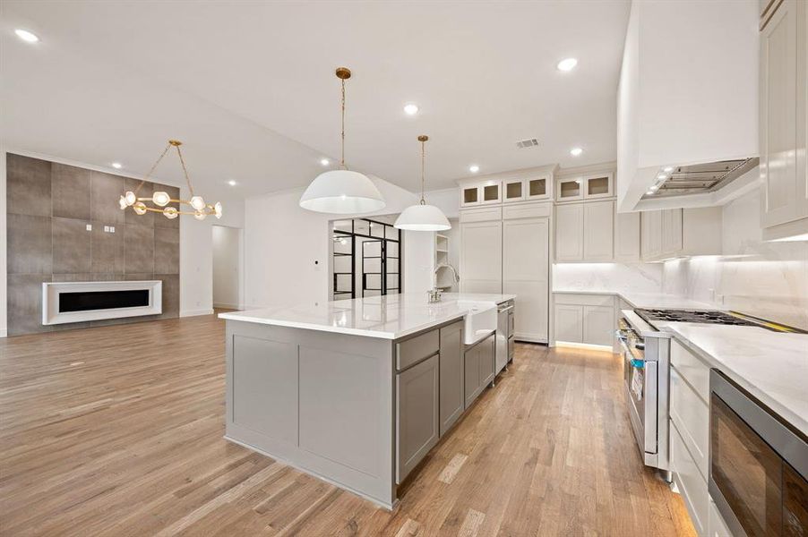 Furnished interior view inside a new home in , Prosper (Image 9).