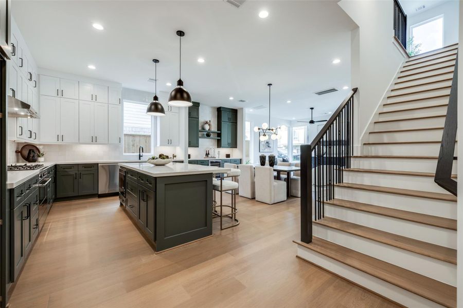 Furnished interior view inside a new home in , Houston (Image 16).