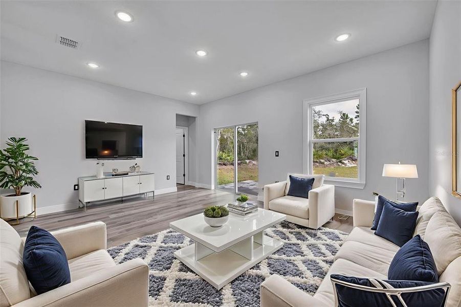 Furnished interior view inside a new home in , Kissimmee (Image 31).