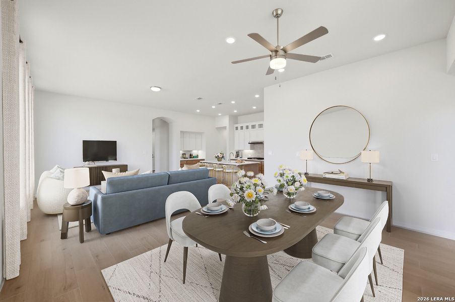 Furnished interior view inside a new home in Mayfair, New Braunfels (Image 13).