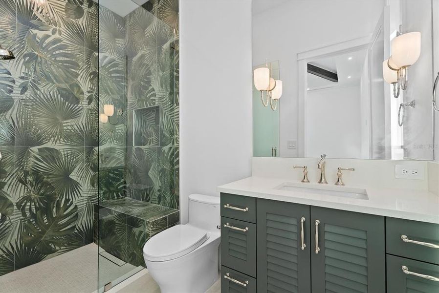 Furnished interior view inside a new home in , Sarasota (Image 16).